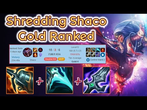 Kraken, BORK and Essence Reaver Shaco Ranked - S11[League of Legends] Full Gameplay - Infernal Shaco