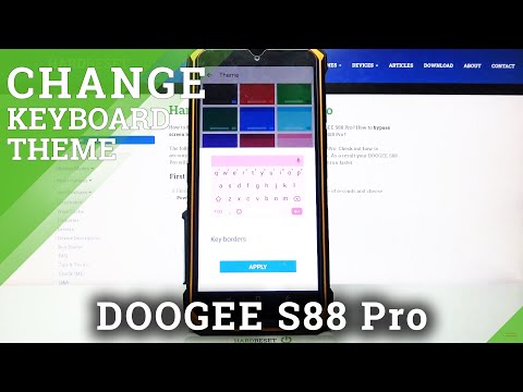DOOGEE S88 Pro and Keyboard Style - Keyboard Theme List