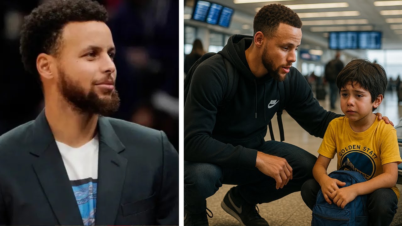 Stephen Curry Missed His Flight to Help a Lost Child at the Airport What Happened Next Will Break Yo