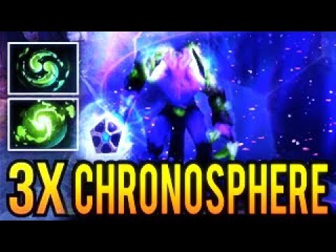 Imba Void God TRIPLE Chronosphere - Dota 2 Patch 7.07 Pub Cancer Gameplay