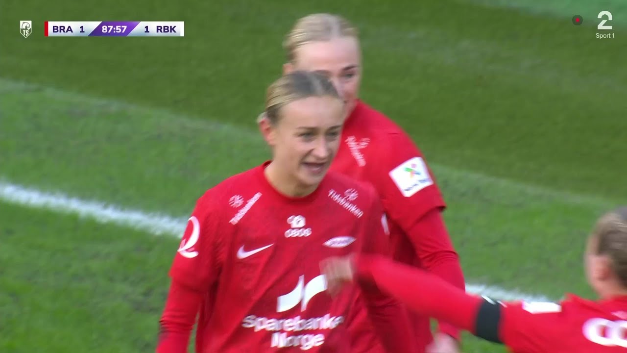 SK Brann Kvinner vs Rosenborg Kvinner Highlights
