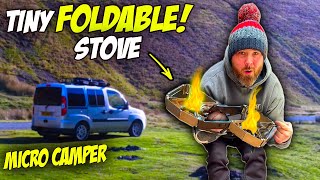 Every Micro Camper NEEDS This Foldable stove! BRS-32 REVIEW
