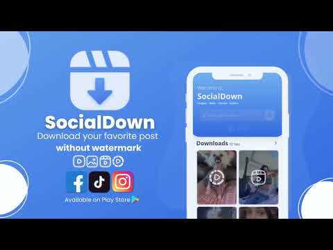 SocialDown: no watermark