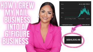 How I grew my nail business into a 6-figure business | 5 nail related streams of income | Natali