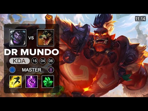 Dr. Mundo Top vs Renekton - EUW Master Patch 11.14