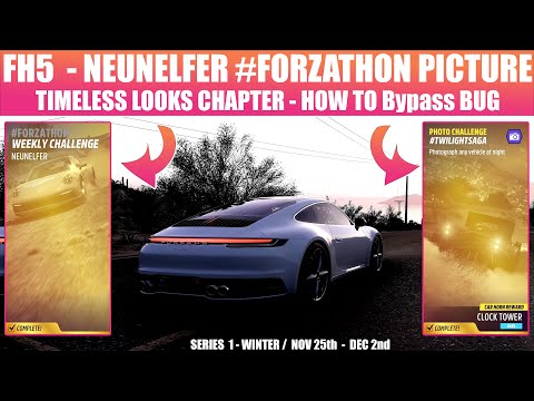 NEW WEEK, NEW BUGS HOW TO COMPELTE THE FH5 WINTER FORZATHON NEUNELFER TIMELESS LOOKS CHAPTER PICTURE