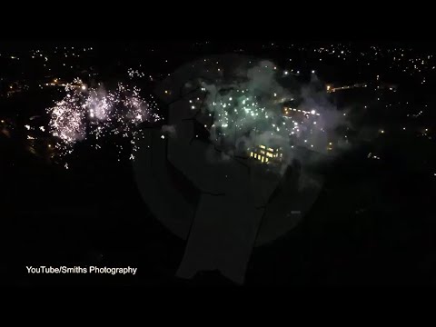 Stunning Fireworks at Roger Saul's Kilver Court Gardens - 3 September 2015