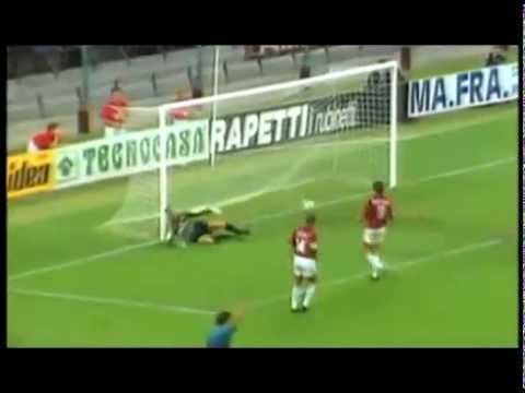 Goal! Batistuta. 1996. Milan - Fiorentina