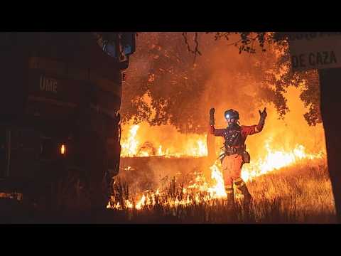 El incendio de Madrid amenaza El Escorial y una base de la NASA