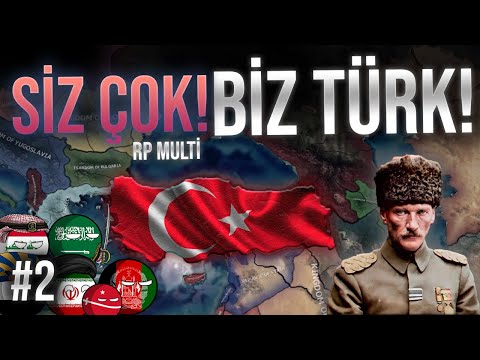 ONE TURK AGAINST ALL ARABS | Hearts of Iron 4 - MULTIPLAYER | Türkiye #2