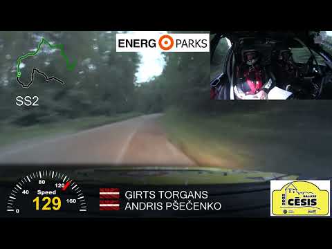 ss2 onboard Girts Torgans Andris Psecenko Rally Cesis