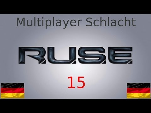 RUSE Multiplayer Schlacht Nr. 15a auf der Karte Verrat 2v2v2v2 als USA + Frankreich (Deutsch)