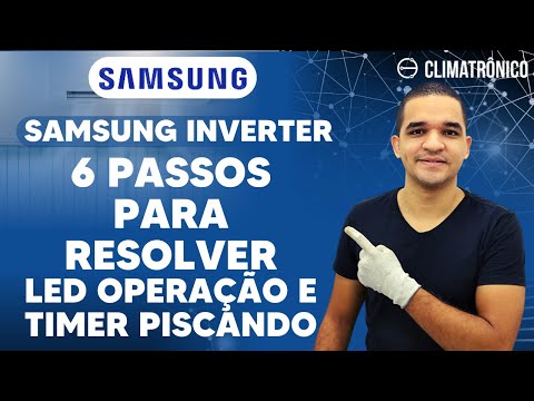 Vídeo: Samsung Inverter: Erro Sensor Temperatura — 6 Passos