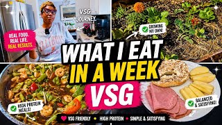 VSG What I Eat in a Day | I Can’t Lose Weight 😫| Depression | Garden Update Zone 6a