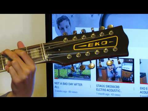EKO RANGER 12 STRING 1960's MODEL REVIEW & DEMO