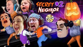 HELLO NEIGHBOR PUMPKIN HEAD! 👻 Halloween Hide-n-Seek Secret Neighbor + FGTEEV House Alarm Goes Off