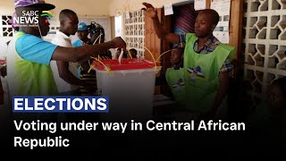 Voting under way in Central African Republic