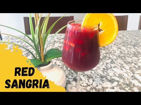 HOW TO MAKE AUTHENTIC RED SANGRIA / SANGRIA RECIPE / COMO HACER UNA SANGRIA ROJA