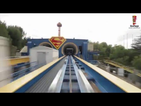 (POV) Superman Escape from Krypton | Six Flags Magic Mountain