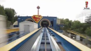(POV) Superman Escape from Krypton | Six Flags Magic Mountain