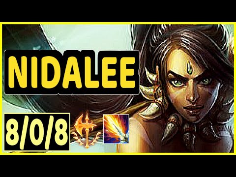 NIDALEE VS GRAVES - 8/0/8 KDA JUNGLE GAMEPLAY CHALLENGER I