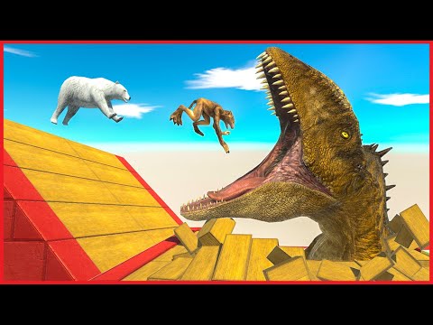 DANGEROUS QUICKSAND, BEWARE WHAT YOU JUMP INTO - Animal Revolt Battle Simulator