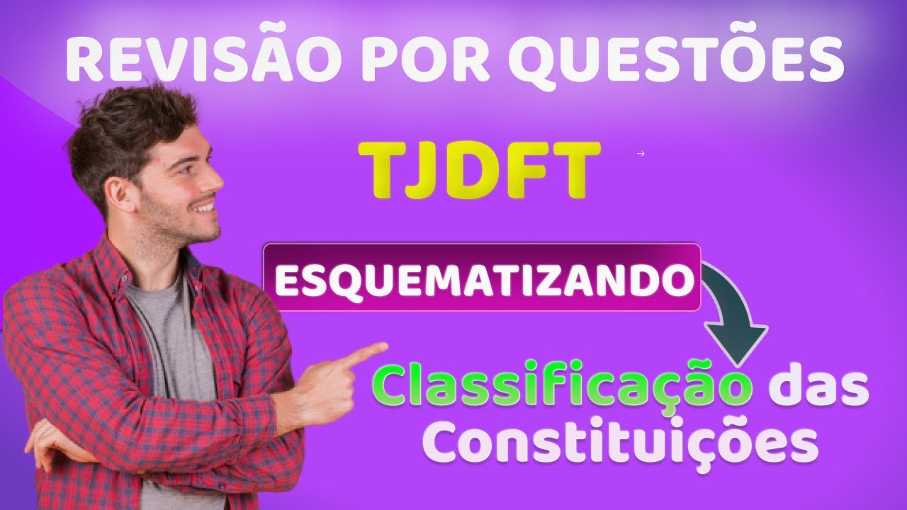 Classificação das Constituições - revisando com questões - TJDFT
