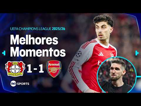 Gols e lances de Bayer Leverkusen x Arsenal