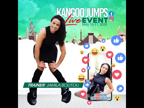 Kangoo Jumps® Live Event May 16, 2020 -Jamila Boutou Kangoo Dance™