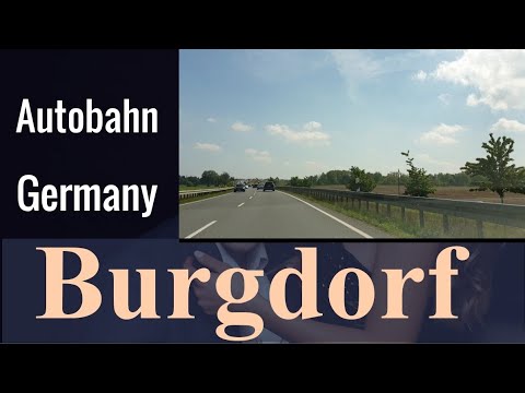 Driving to Burgdorf  - Autobahn A2