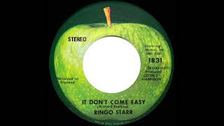 1971 HITS ARCHIVE: It Don’t Come Easy - Ringo Starr (a #1 record--stereo 45)