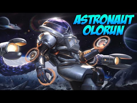 NEW ASTRONAUT OLORUN SKIN HAS SOME INSANE PARTICLE EFFECTS! - Masters Ranked Duel - SMITE