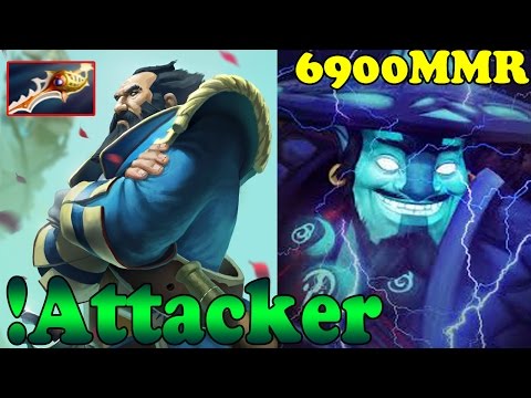 Dota 2 - !Attacker 6900 MMR Plays Kunkka And Storm Spirit - Ranked Match Gameplay!