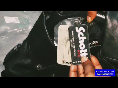 Schott NYC Men's LC1140 Leather Long Sleeve Jacket