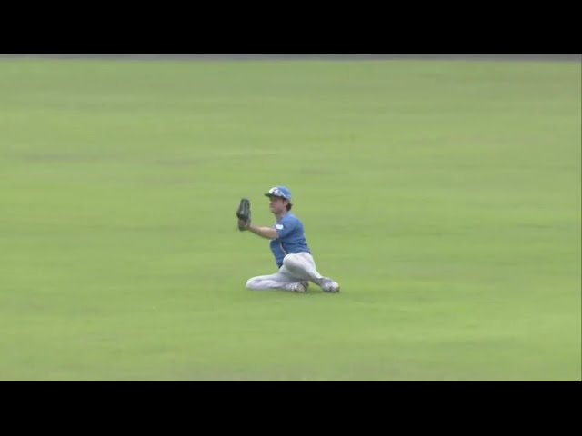 【ファーム】ファイターズ・淺間大基 満塁のピンチを救う本日2度目のダイビングキャッチ!!   2024年5月29日 埼玉西武ライオンズ 対 北海道日本ハムファイターズ