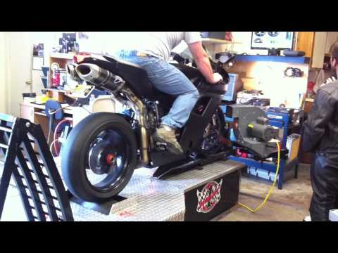Ducati 848 Evo with Full Termignoni on Dyno at ECS
