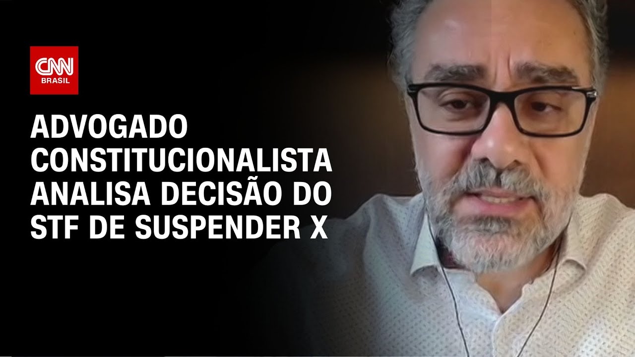 Advogado constitucionalista analisa decisão do STF de suspender X | LIVE CNN