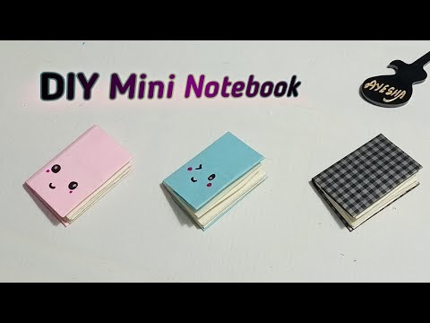 DIY MINI NOTEBOOKS FROM ONE SHEET OF PAPER | DIY BACK TO SCHOOL