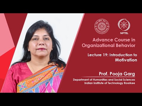 Advance Course in Organizational Behavior Promo Video By Prof Pooja Garg