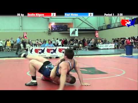 Dustin Kilgore vs. Paul Weiss at 2013 ASICS University Nationals - FS