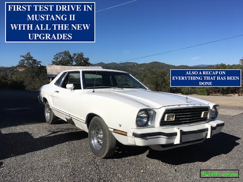 MUSTANG II FIRST TEST DRIVE WITH ALL THE NEW UPGRADES