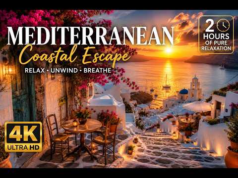 432Hz Mediterranean Chillout 🌅 Relaxing Coastal Music & Greek Island Ambience