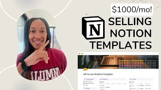 Make $1000/mo Selling Notion Templates? No Experience Needed!