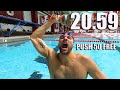 RECORD 50 FREESTYLE Cody Miller S FASTEST Push 50 Free EVER Intense SPEED Set