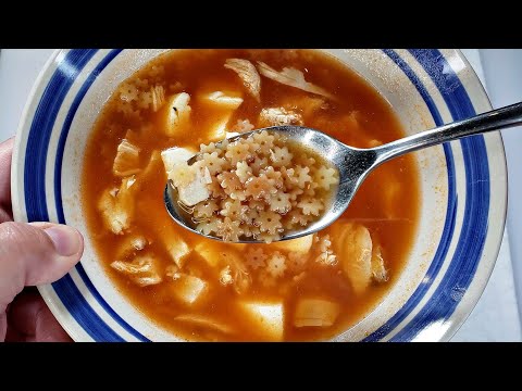Sopa De Estrellitas | Easy Mexican Style Pasta Soup Recipe | Chicken Soup Ideas