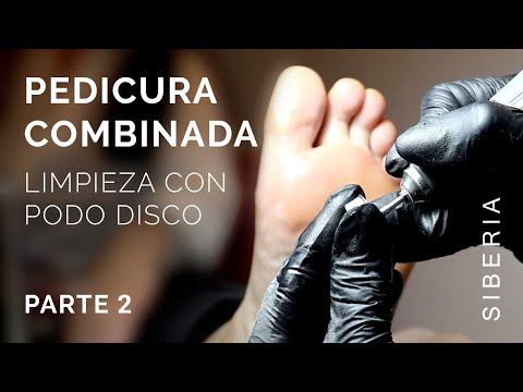 PEDICURA COMBINADA (parte 2): limpieza de los talones con PODO DISCO 🦶 pedicura SPA
