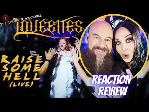 Metal couple REACTS and REVIEWS - LOVEBITES / Raise Some Hell [ live from "NO MORE TRAGEDY"]