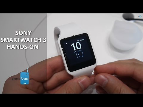 Sony SmartWatch 3 hands-on