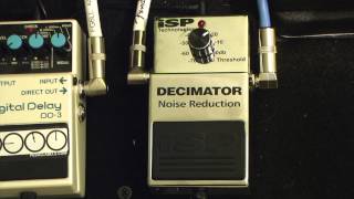 ISP Decimator Noise Reduction Pedal Demo (Matt Manzella)