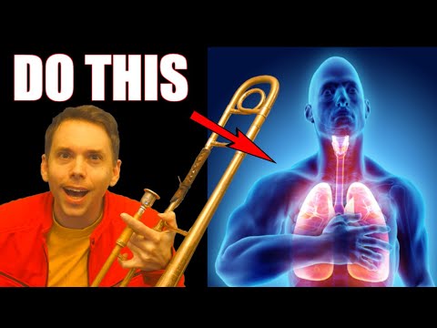 How to breathe properly on trombone (important)